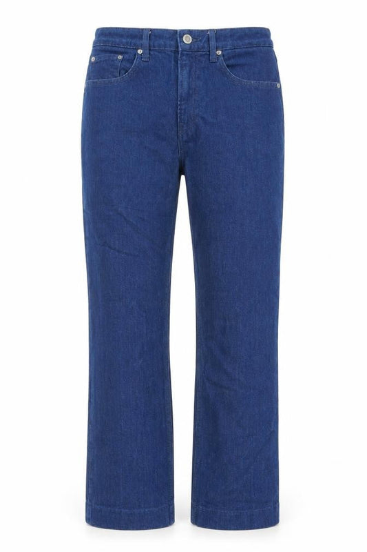 ZARA Women Blue Straight Jeans Size 10 Regular Fit Denim