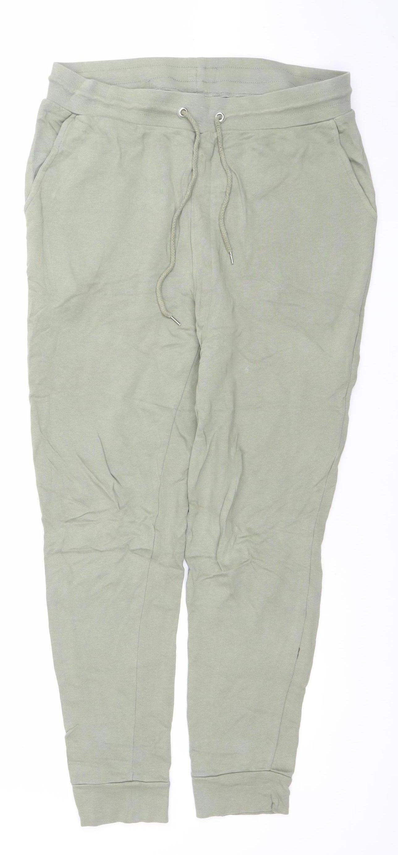 ASOS Men's Green Jogger Trousers M Regular Fit Cotton Blend