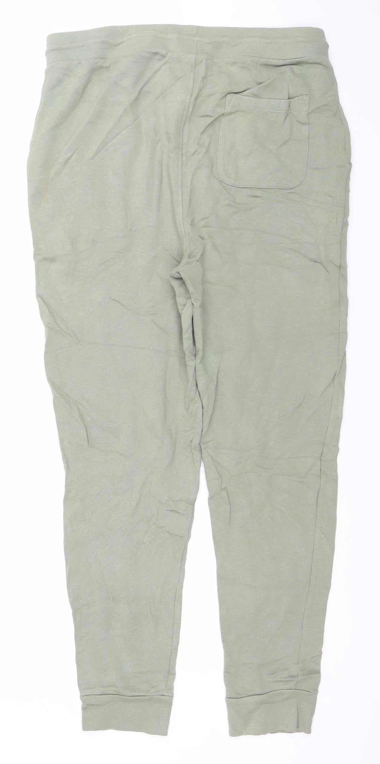 ASOS Men's Green Jogger Trousers M Regular Fit Cotton Blend