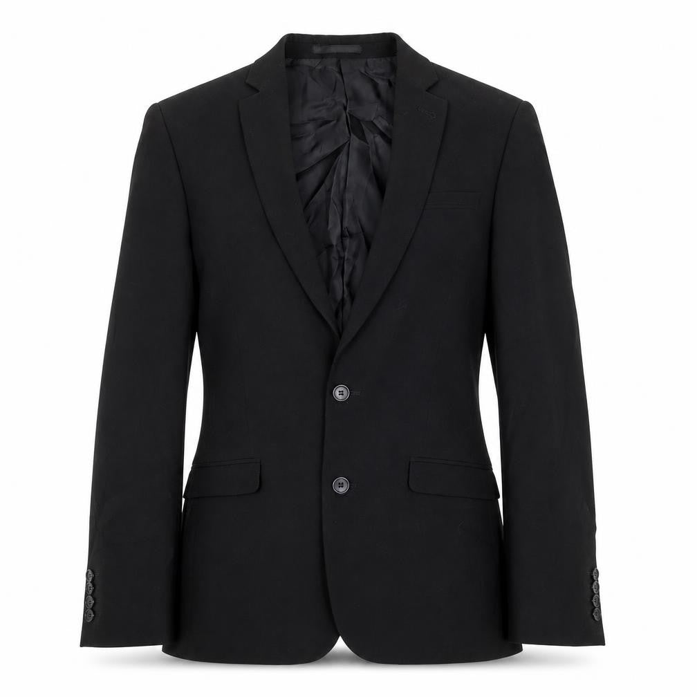 Front view of ASOS Women Black Regular Fit Suit Jacket, size UK 10, Classic Blazer