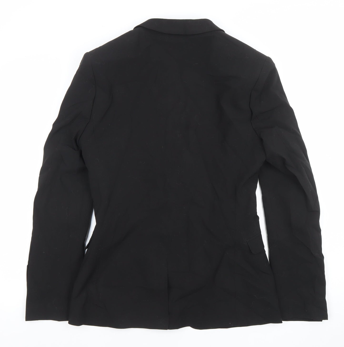 ASOS Women Black Regular Fit Suit Jacket Size UK 10 Classic Blazer