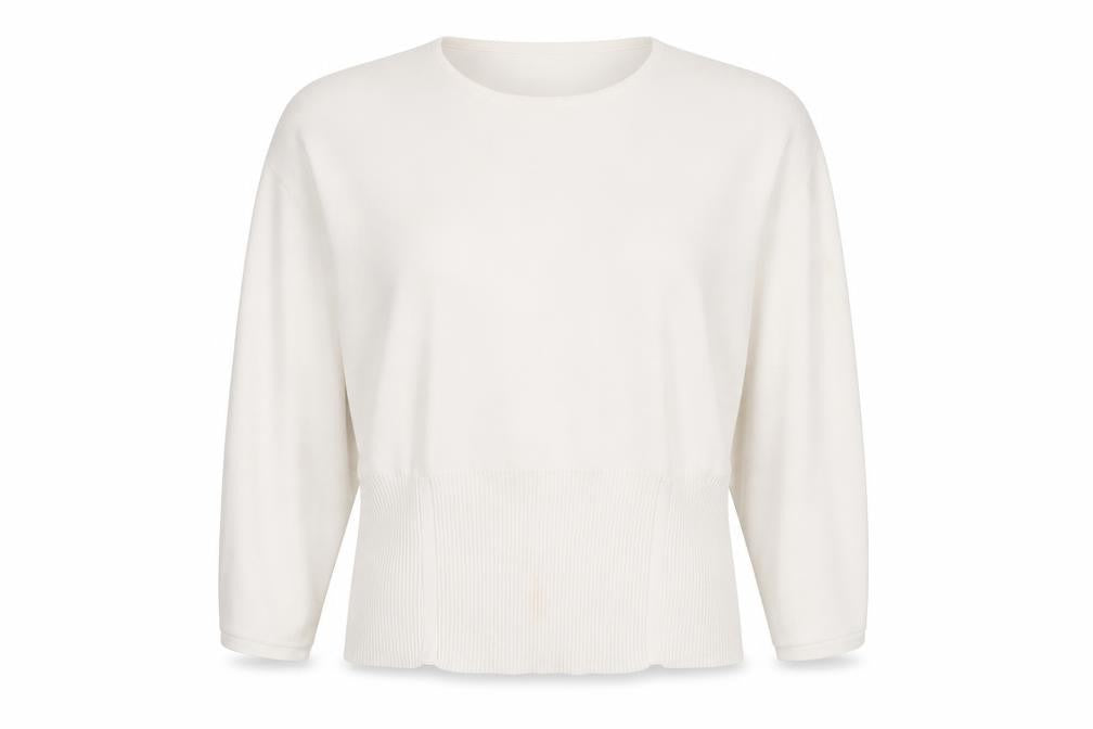 Sweewe Paris Women’s Ivory Knit Long Sleeve Blouse M