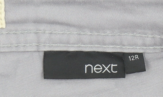 Next Womens Grey Skinny Twill Stretch Trousers Size 12
