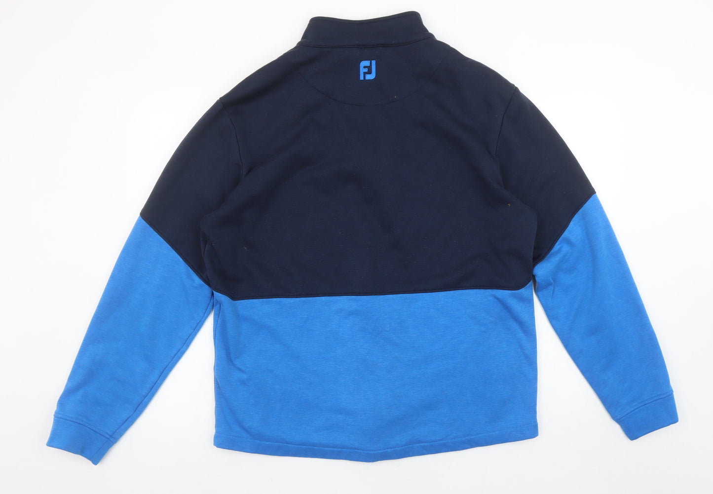 FootJoy Men's Blue Full Zip Athletic Fit Golf Sweatshirt XL