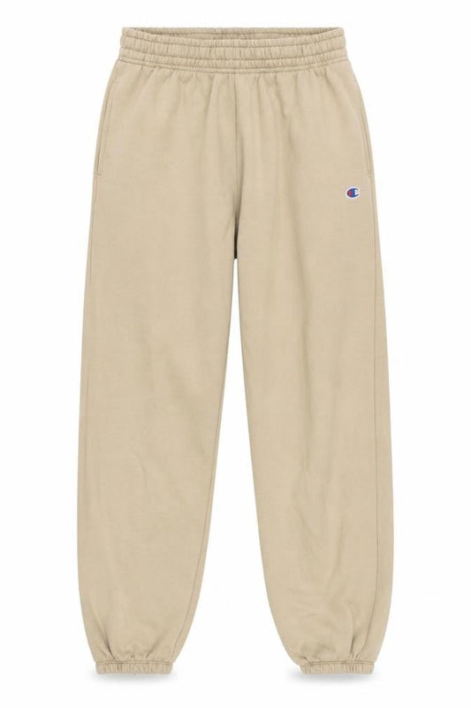 Champion Womens Beige Sweatpants M Elastic Waist Fleece Joggers