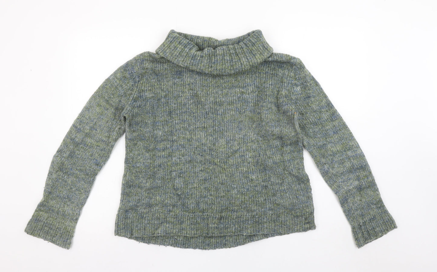 Nice Things Paloma S Women Green Roll Neck Wool Alpaca Jumper Size S