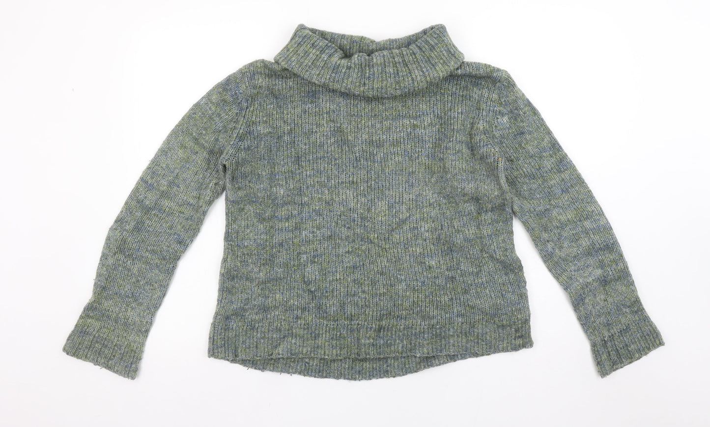 Nice Things Paloma S Women Green Roll Neck Wool Alpaca Jumper Size S
