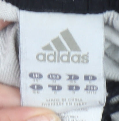 Adidas Men's Black Jogger Trousers Size M Polyester Sportswear
