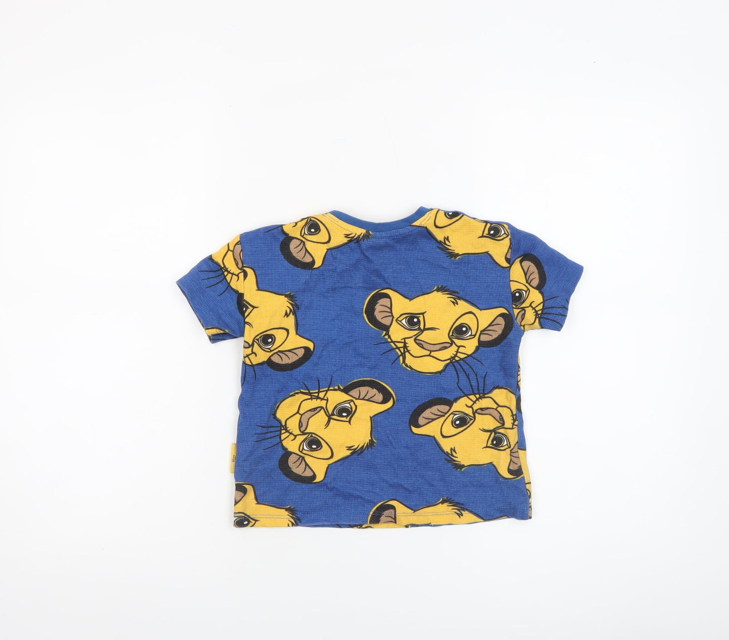 Disney Baby Blue Simba The Lion King T-Shirt 24 Months Unisex Cotton