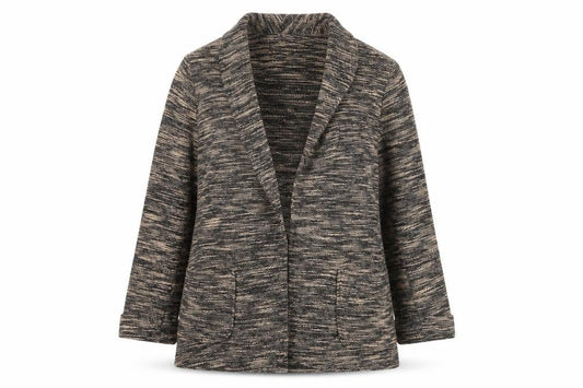New Look Women's Brown Knit Coatigan Size 6 Long Sleeve Casual