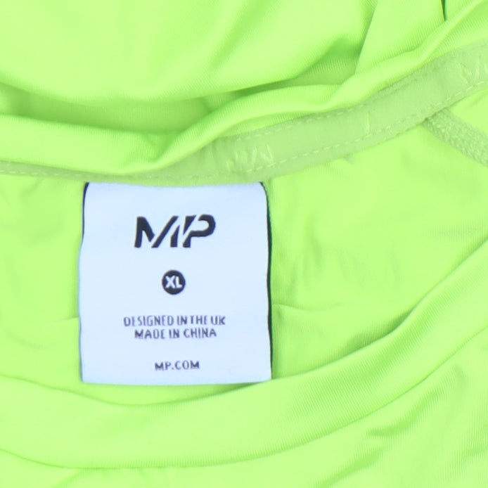 MP Men's Yellow XL Athletic Fit Quick Dry Sports T-Shirt