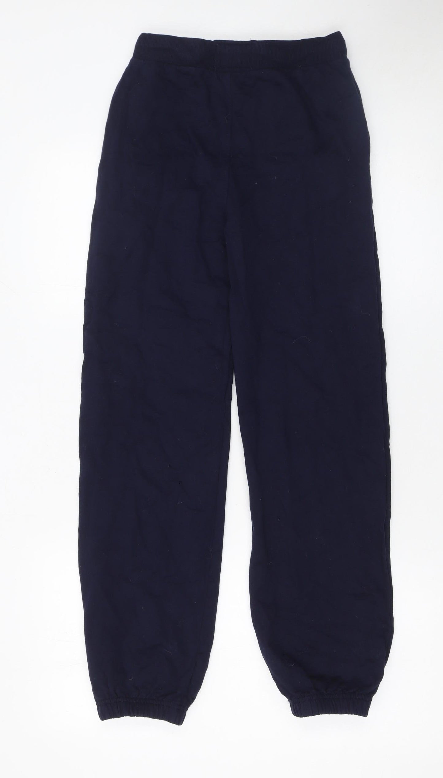 SoulCal & Co Girls Blue Jogger Trousers 13-14 Years 100% Cotton Casual Pants