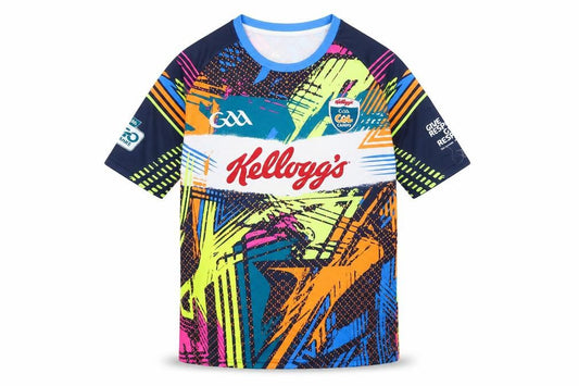 Front view of Masita boys’ multicoloured kellogg’s gaa cool camps jersey t-shirt 5 years