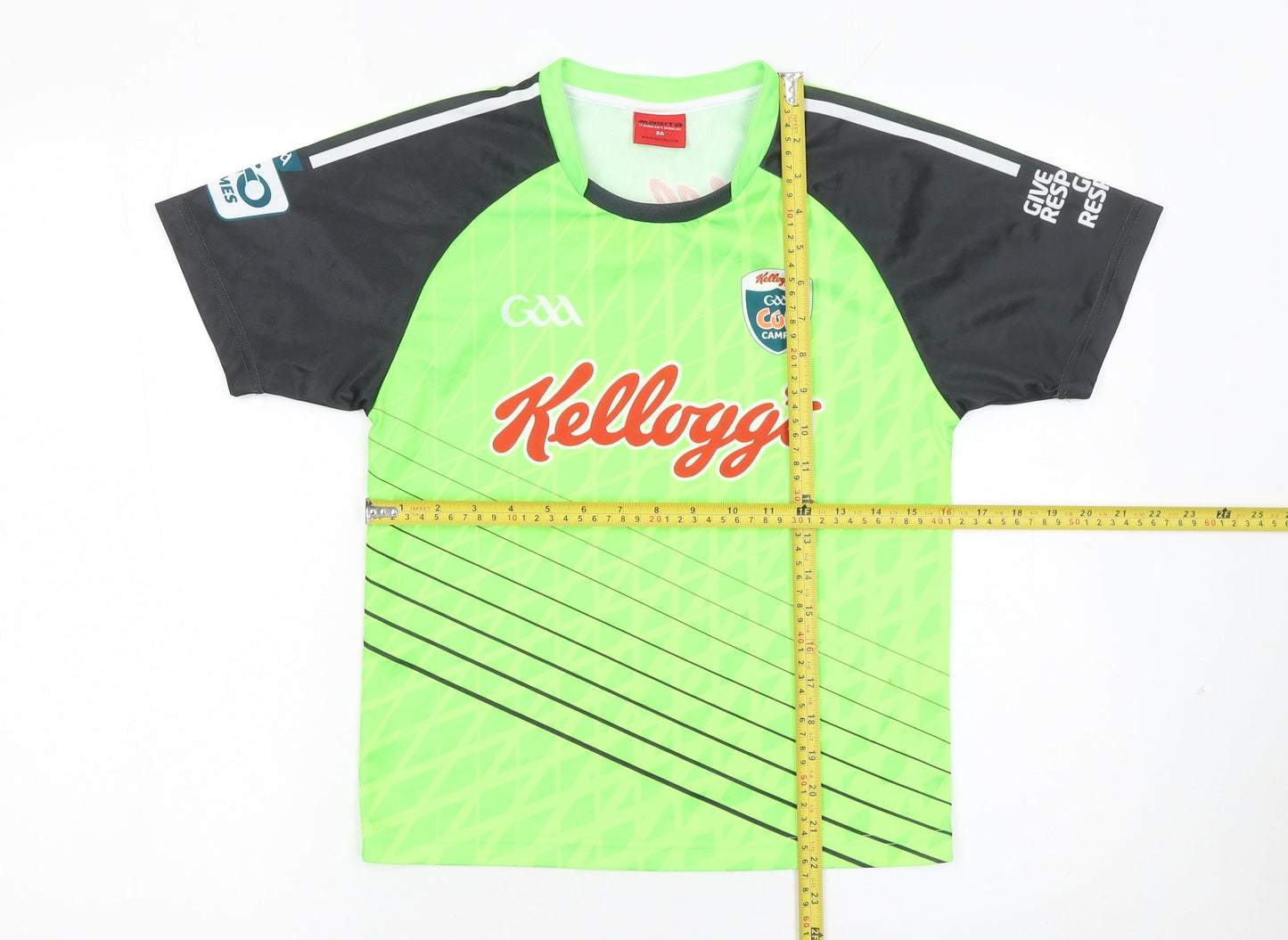 Masita Boys Green Kellogg’s GAA Jersey T-Shirt 3 Years Quick Dry Sports Top