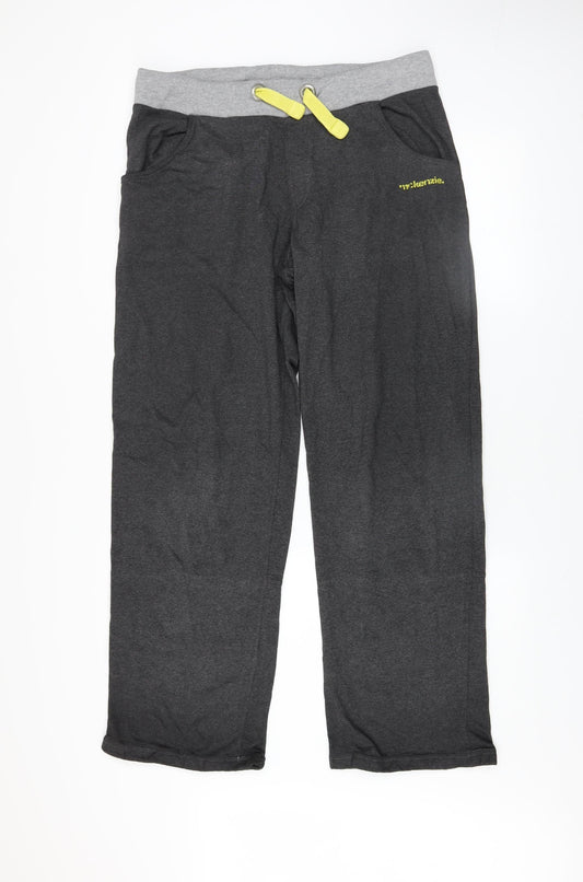 McKenzie Men's Grey Sweatpants M Regular Fit Drawstring Activewear Trousers