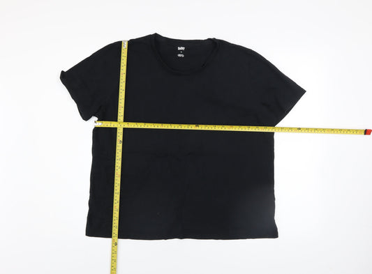 DKNY Men’s Black XL Crew Neck Cotton T-Shirt
