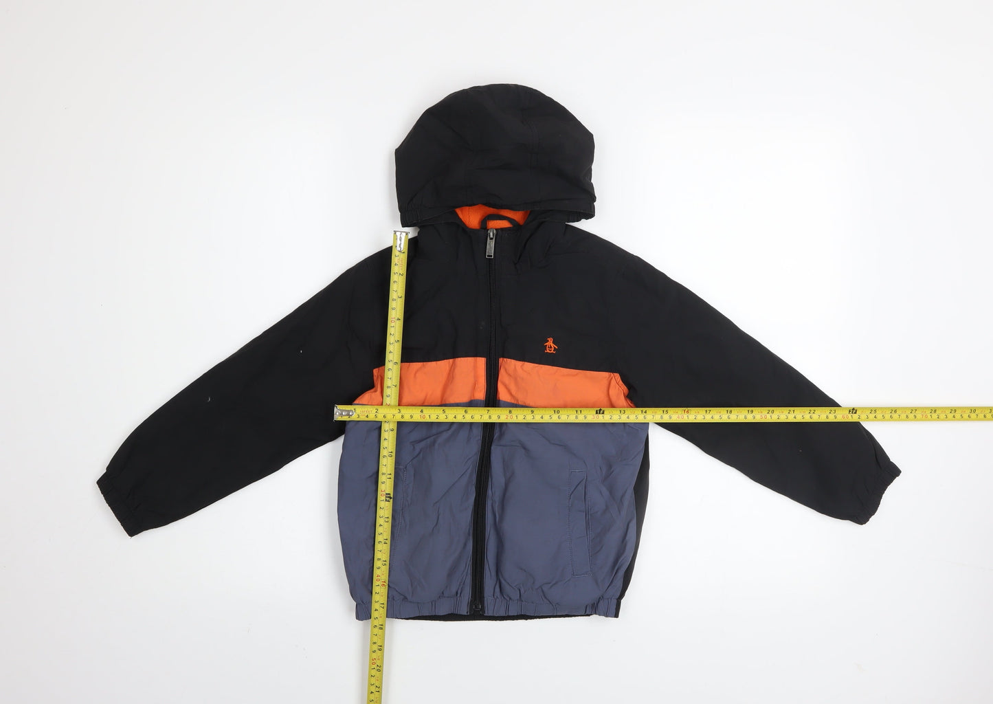 Penguin Boys Multicoloured 6-7 Years Hooded Puffer Jacket