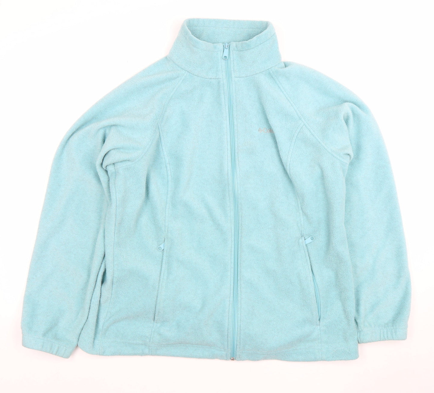 Columbia Women Blue Fleece Full Zip Jacket Size 18 Plus