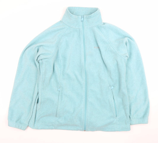Columbia Women Blue Fleece Full Zip Jacket Size 18 Plus