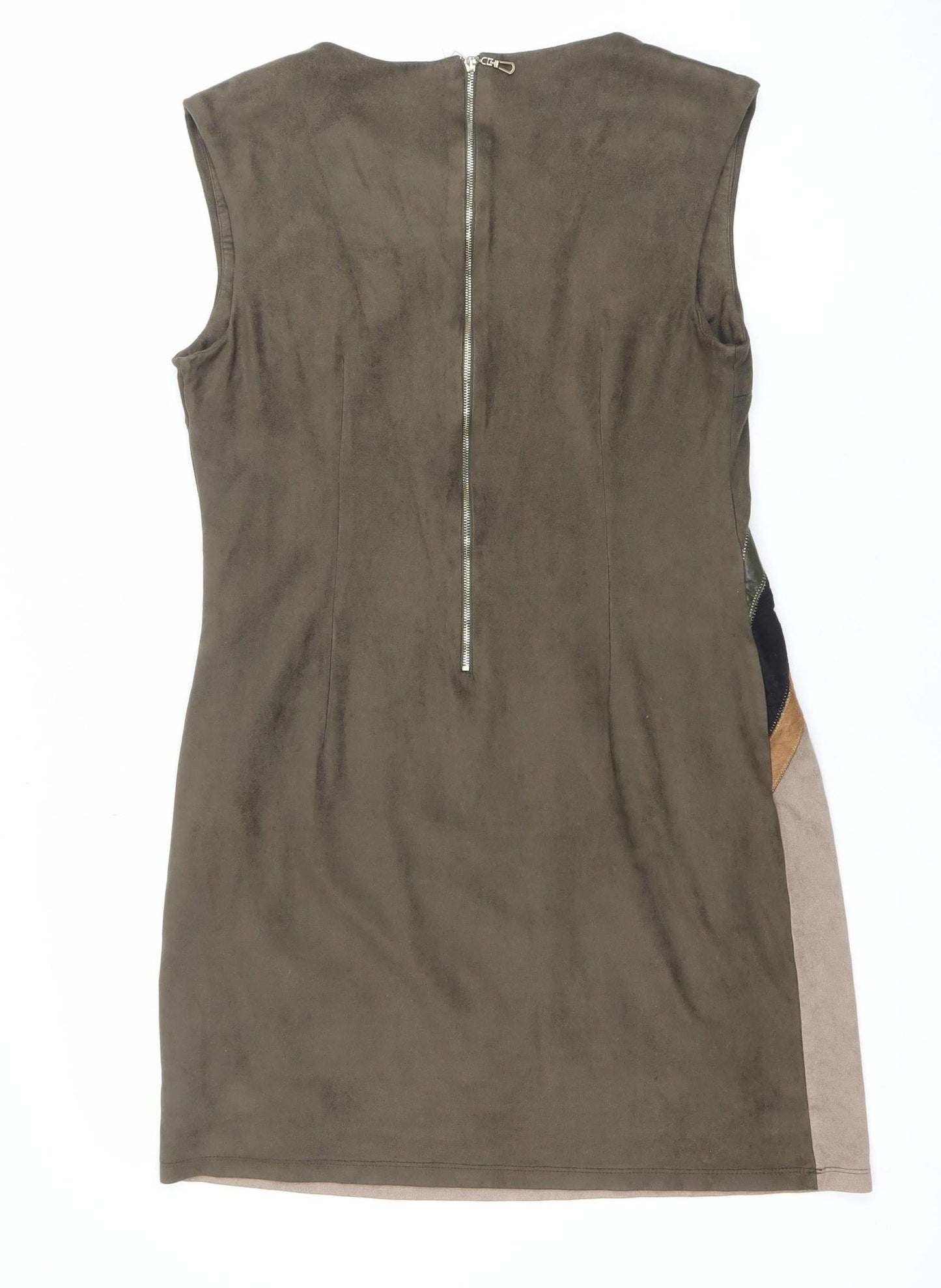 Stella Morgan Women’s Brown Chevron Shift Dress Size 12