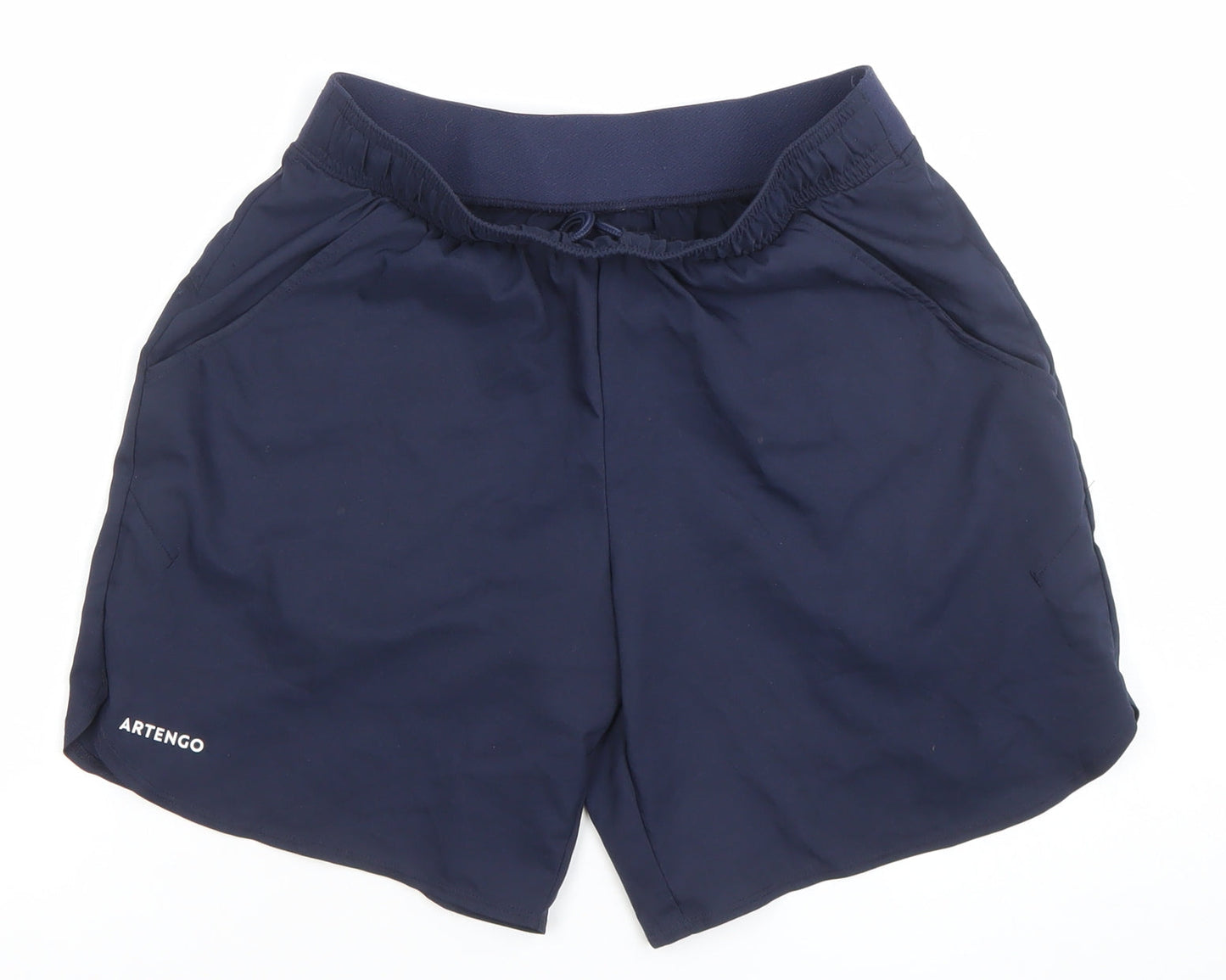 Artengo Womens Navy Blue Activewear Shorts Size S Regular Fit Lightweight