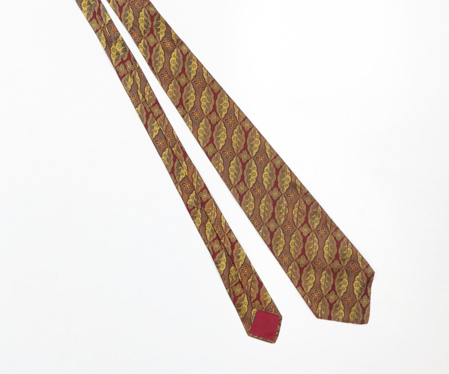 Greatwall Men's Multicoloured Silk Paisley Tie 176cm Classic Style