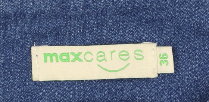 Maxcares Womens Blue Skinny Stretch Jeans Size 8 Slim Fit Denim