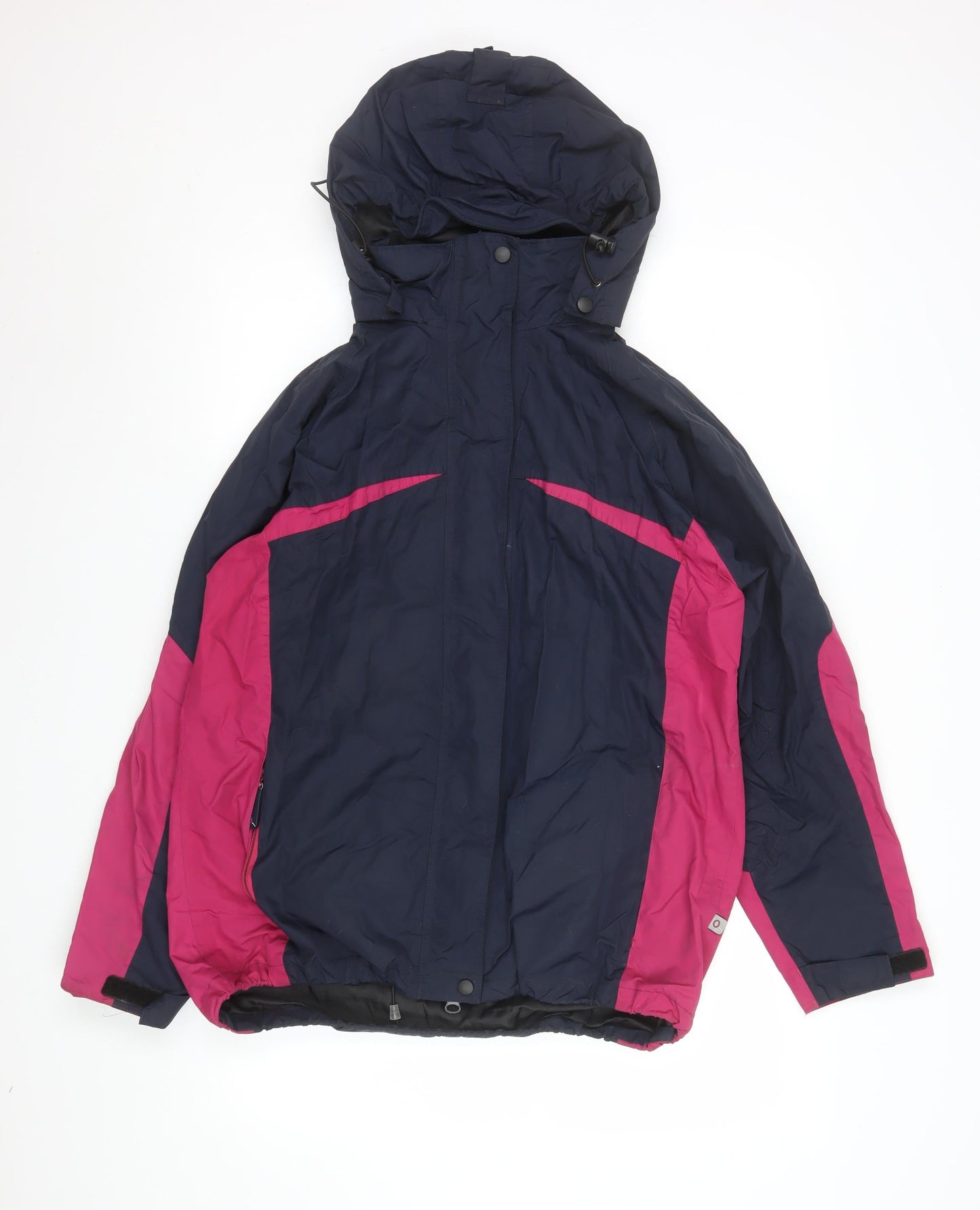 Gti Outdoor Womens Blue Pink Size 16 Waterproof Ski Jacket Hooded