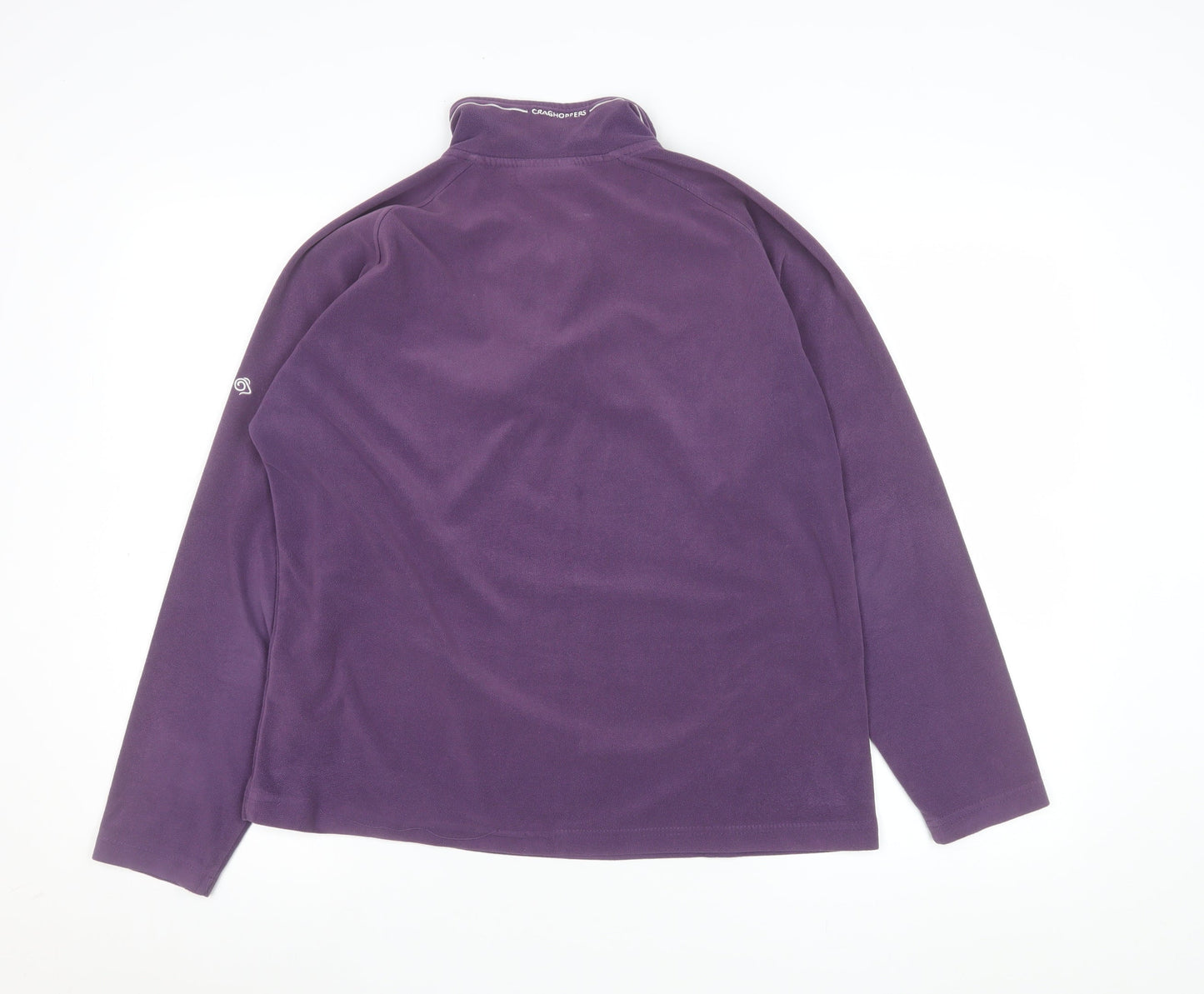 Craghoppers Women’s Purple Fleece 1/4 Zip Sweatshirt UK 14