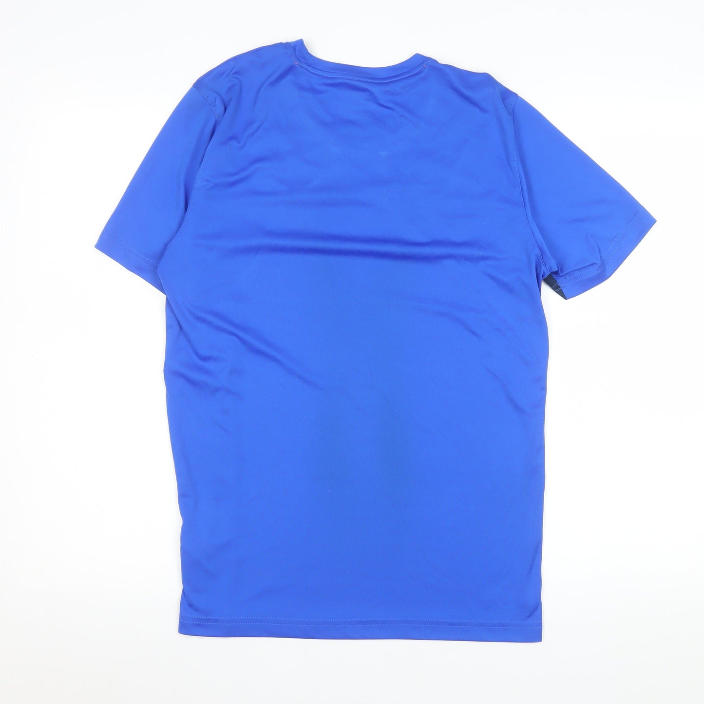 Reebok Men's Blue Medium PlayDry Athletic Short Sleeve T-Shirt