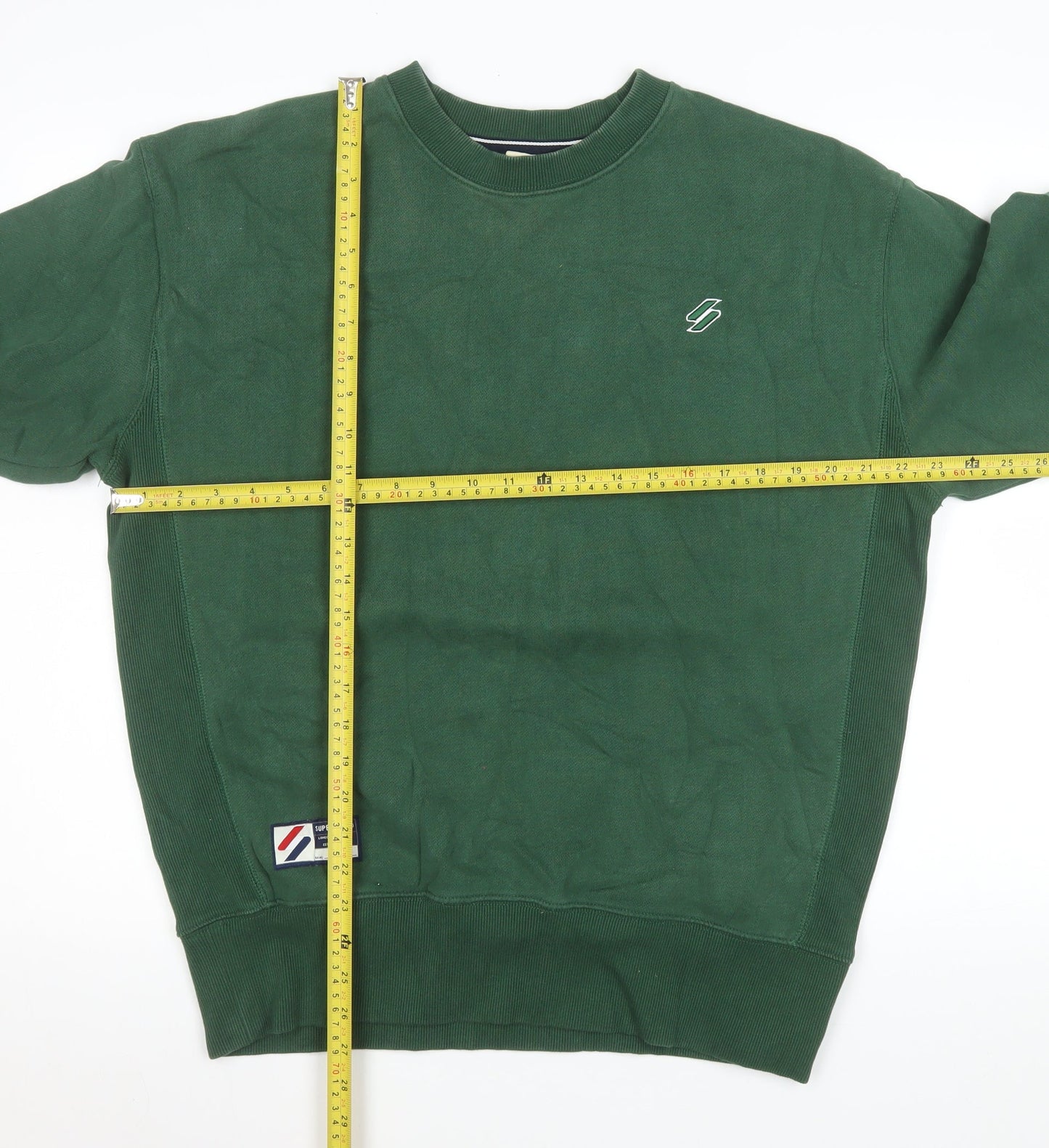 Superdry Men's Green XS Pullover Crew Neck Sweatshirt