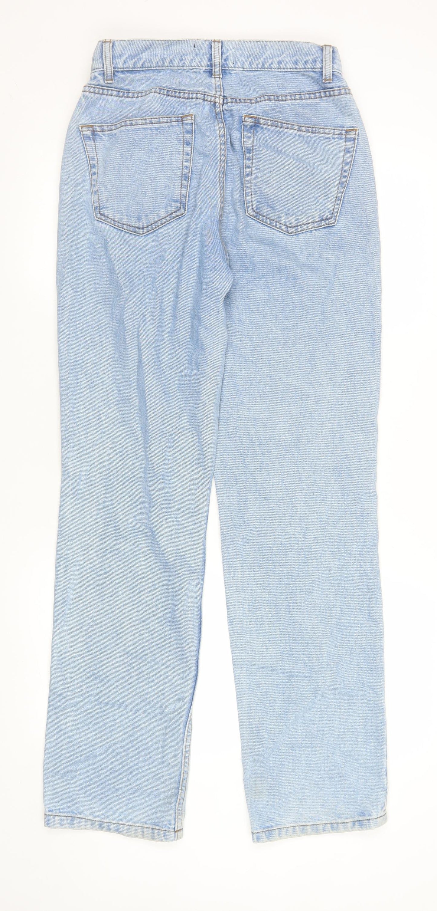 ASOS DESIGN Women’s Blue Mom Jeans Size S High Rise Denim 26W 32L