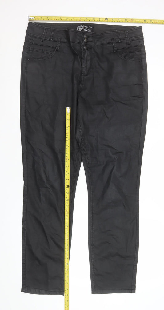 New Look Women Black Size 18 Stretch Jegging Trousers
