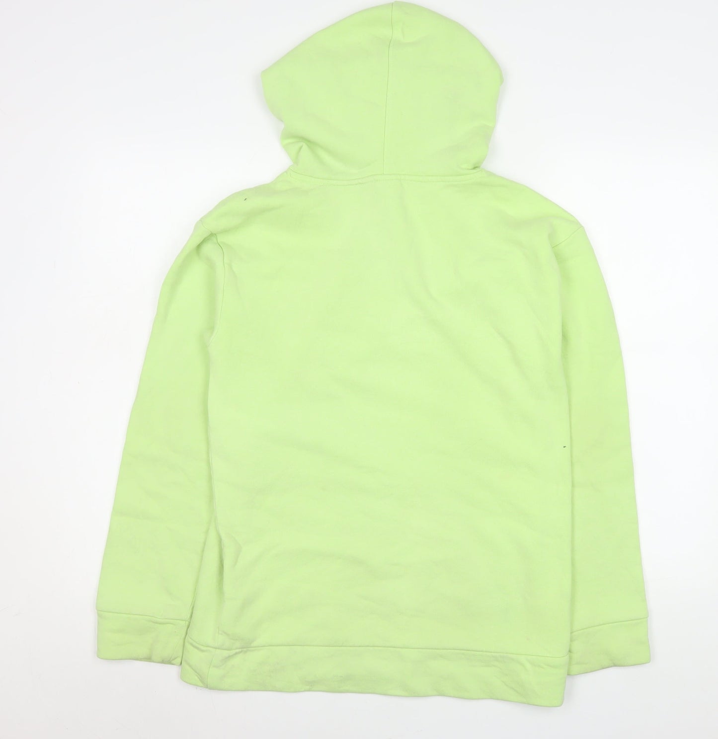 Puma Womens Green Hooded Pullover Sweatshirt XL Cotton Blend