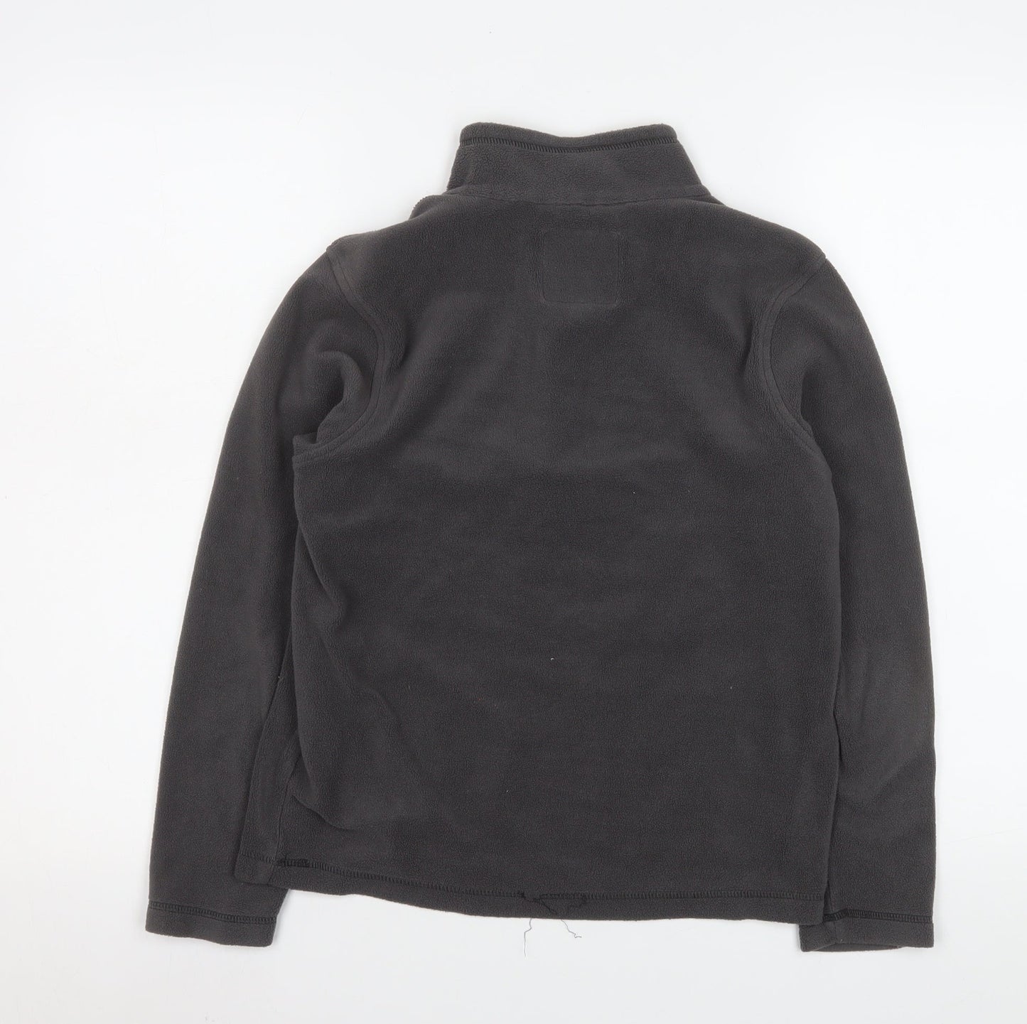 Regatta Boys Black Fleece 1/4 Zip Pullover Sweatshirt 13 Years
