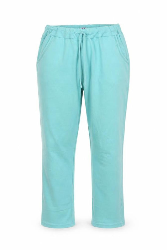 Pala D’oro Sport Women’s Green Cotton Stretch Jogger Trousers Size L