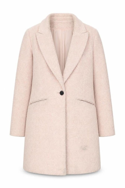 Friends Like These Women Pink Mid-Length Overcoat UK 12 Polyester