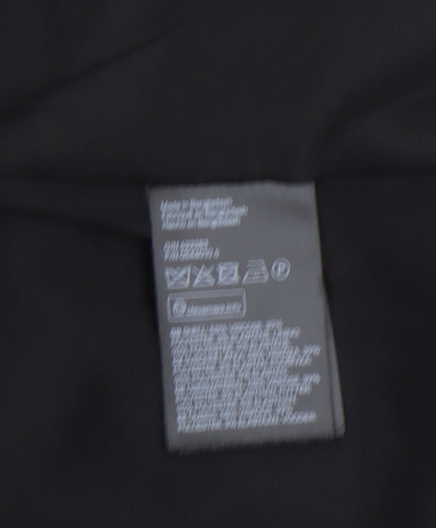 H&M Women Grey Check Blazer UK 16 Single-Breasted Work Jacket