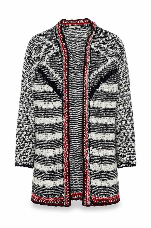 Clockhouse Women’s Multicoloured Striped Knit Cardigan Size L