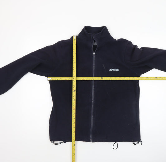 Maine New England Women's Blue Fleece Full Zip Jacket Size 12