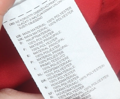 Adidas Boys Red Manchester United Football Jersey Shirt 9-10 Years