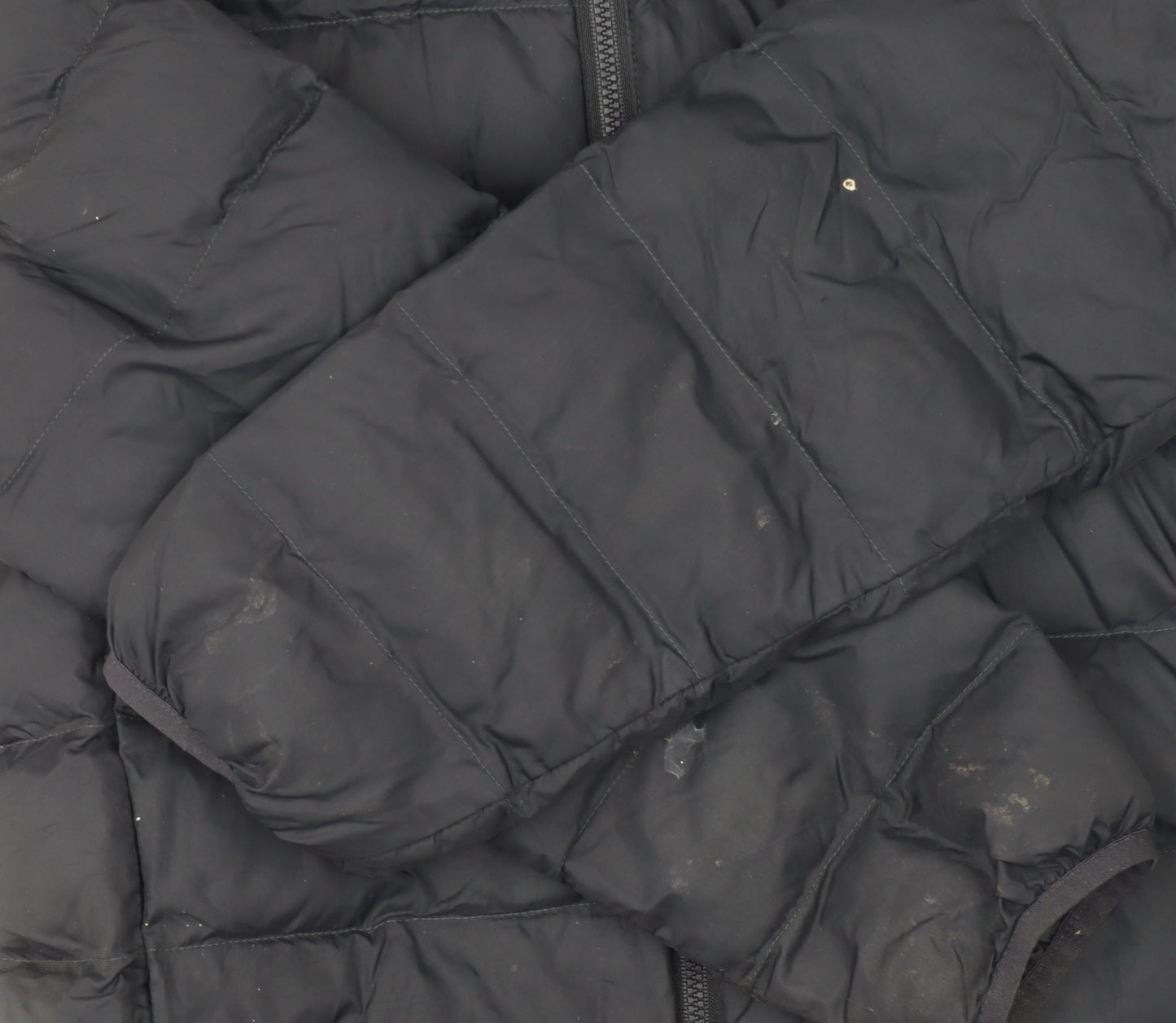 Uniqlo Boys Black 9-10 Years Puffer Jacket Lightweight Winter Coat