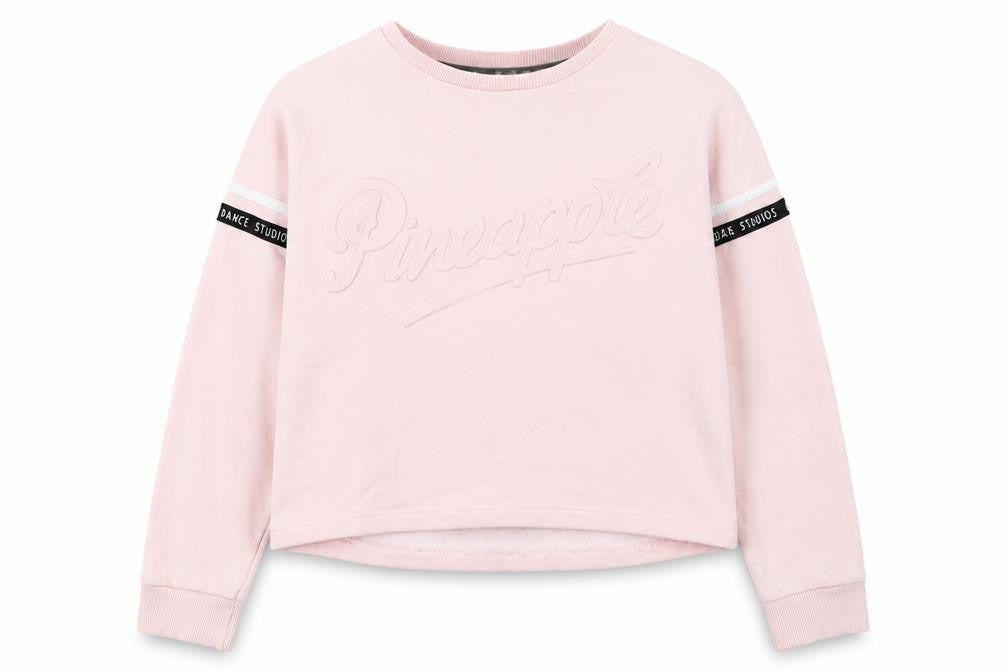 Primark Girls Pink 'Pineapple' Dance Sweatshirt 10-11 Years Long Sleeve Pullover