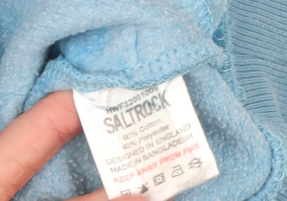 Additional view of Saltrock boys’ blue tie dye pullover hoodie 7-8 years regular fit