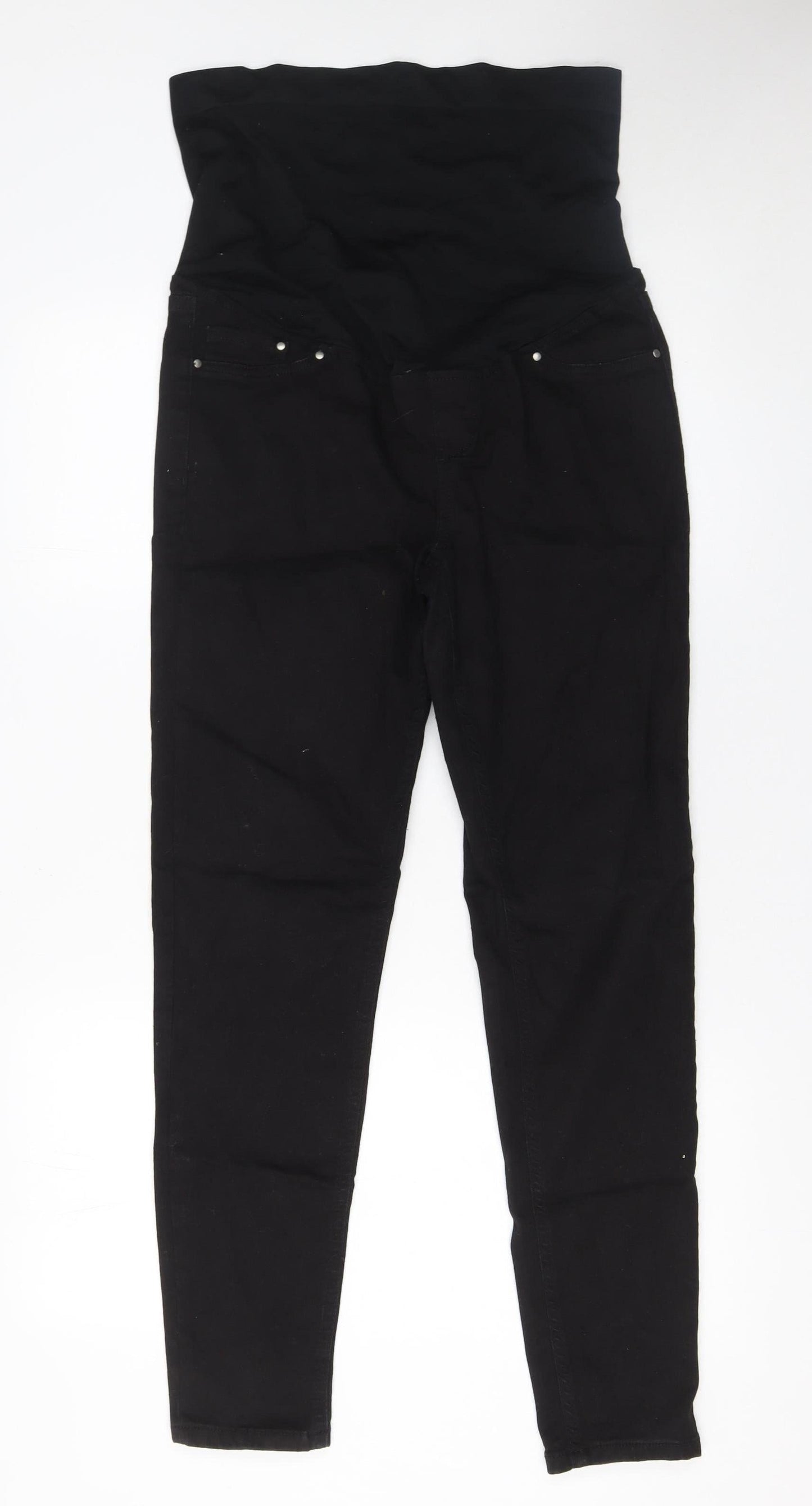 Savida Women Black Size 14 Maternity Skinny Jeans High Rise Stretch