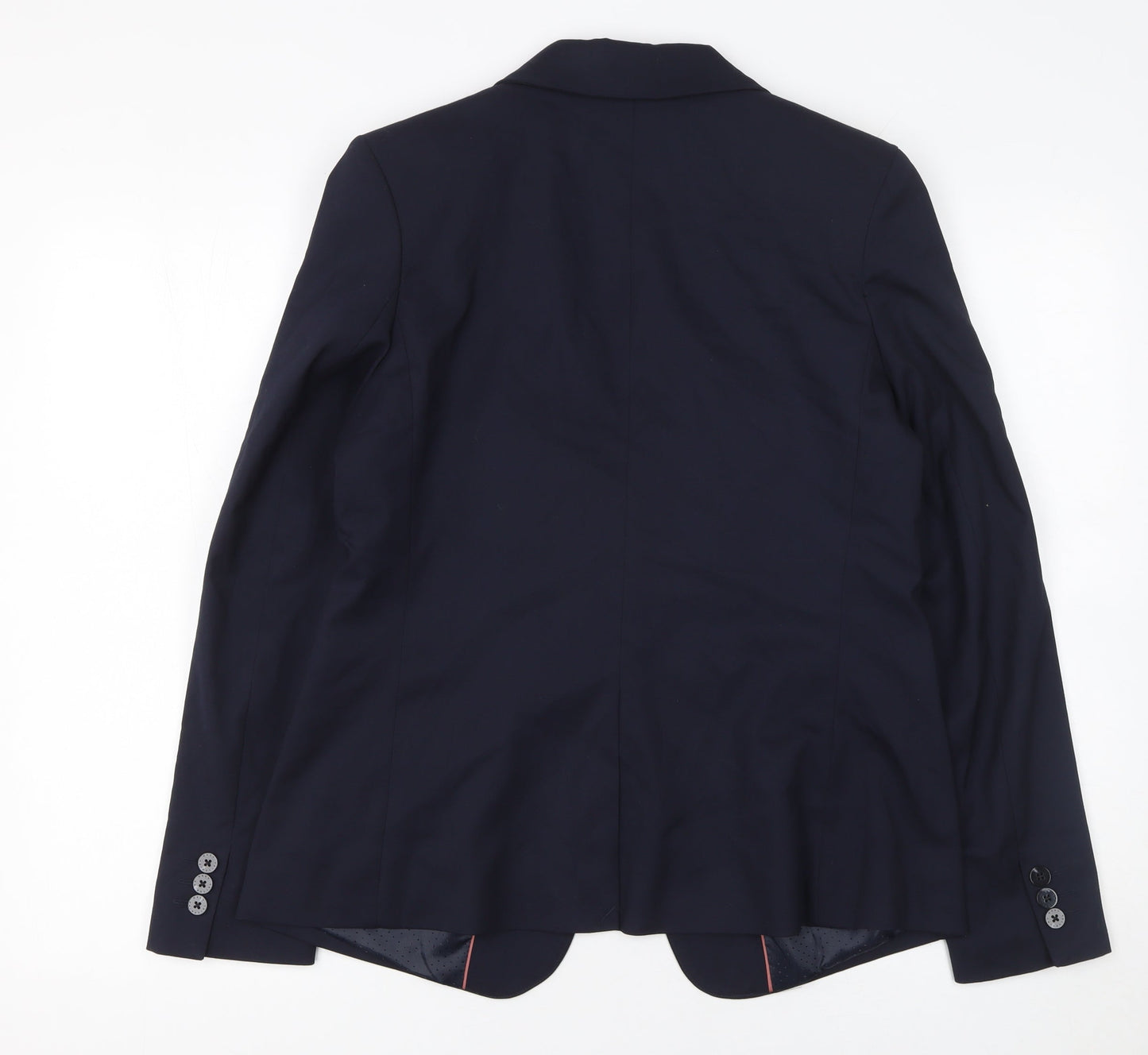 Next Women Blue Size 10 Single-Breasted Blazer Jacket