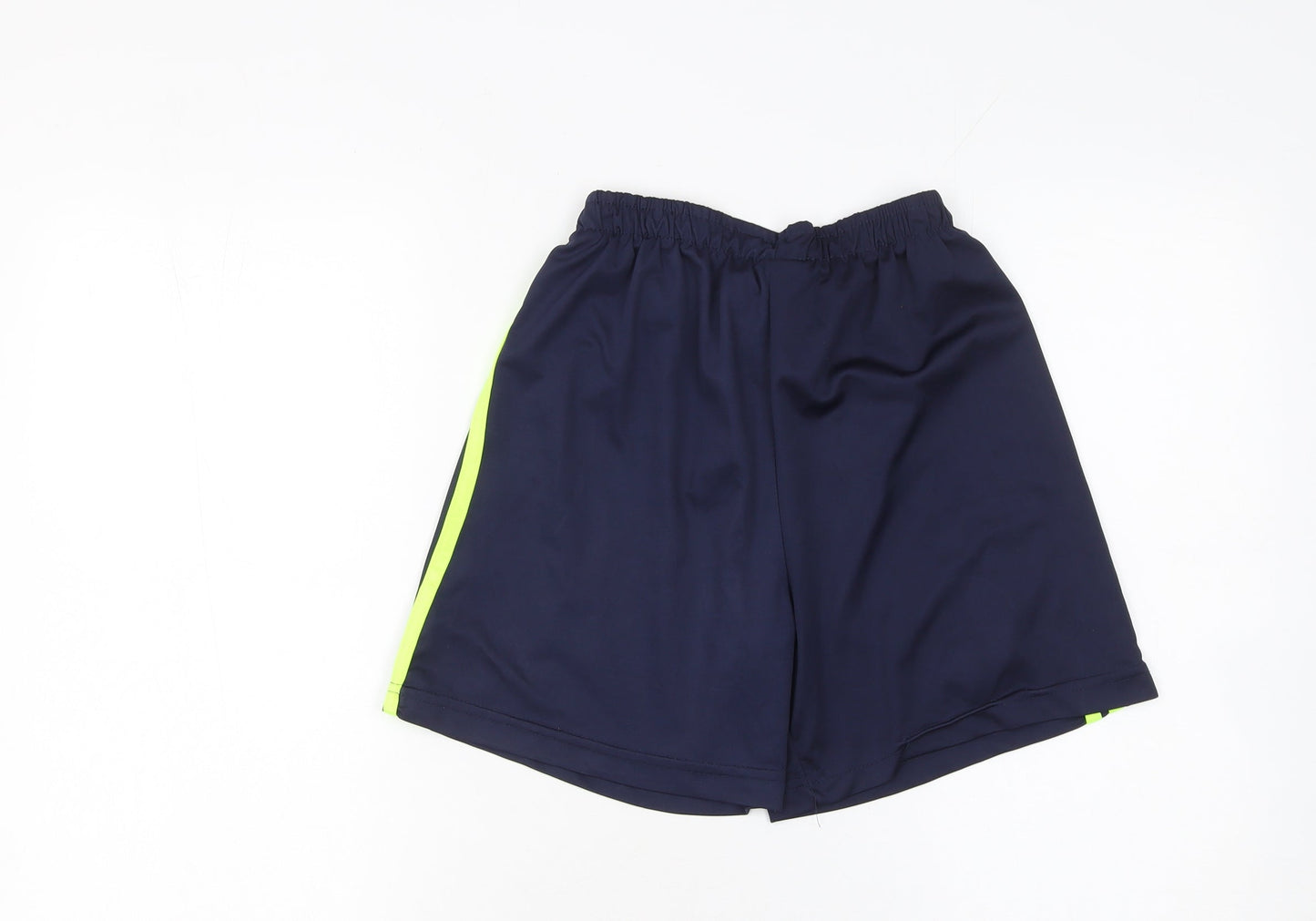 Adidas Boys Blue Manchester United Football Shorts Size 10 Years