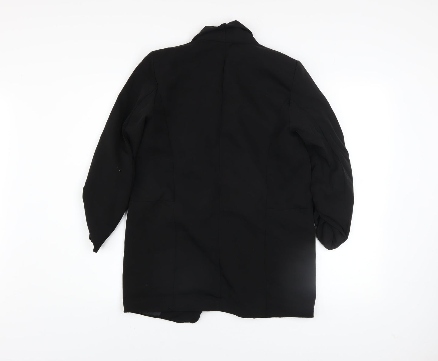 Boohoo Women’s Black Size 10 Blazer Jacket Lightweight Lined
