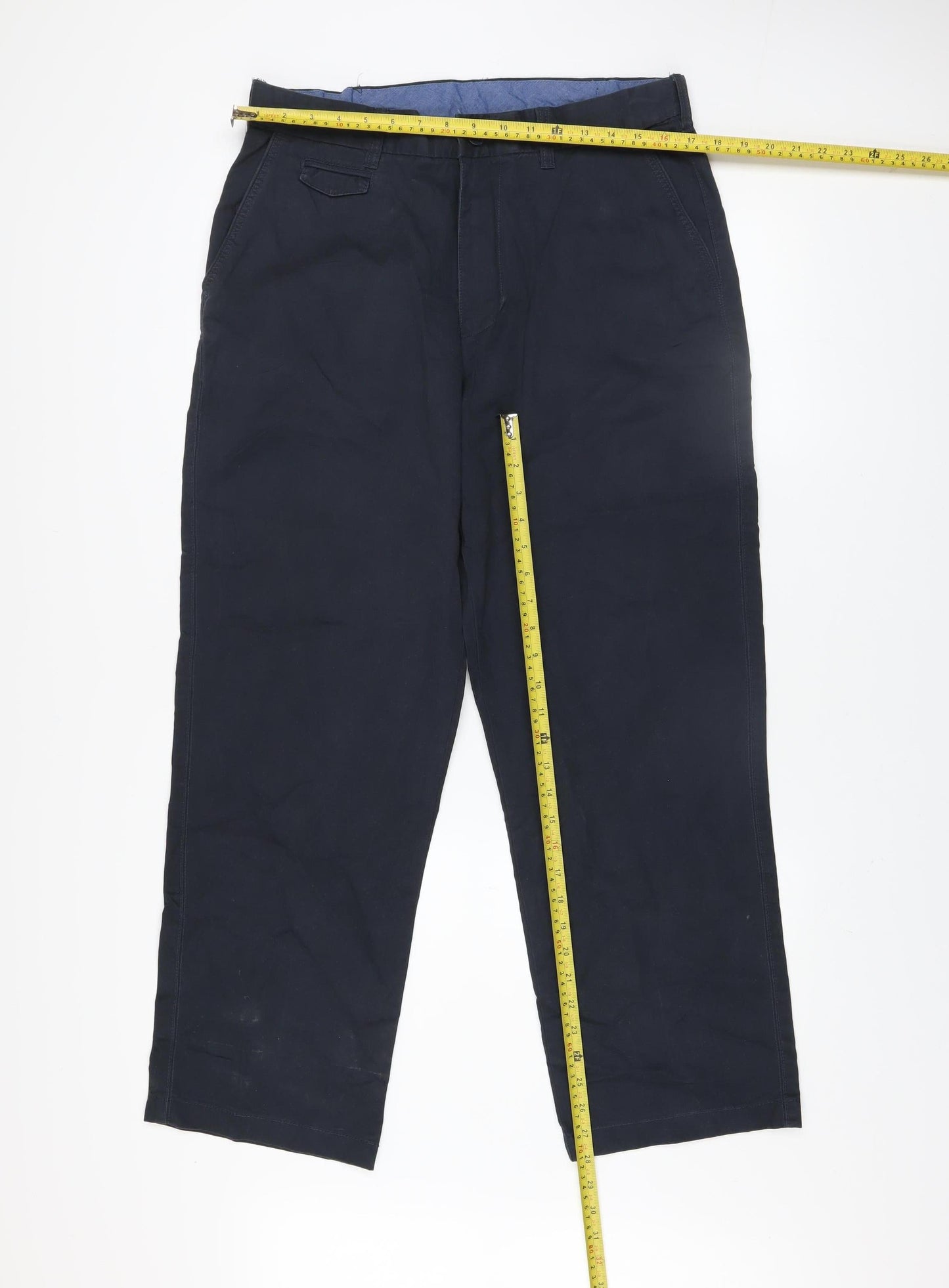 St. Bernard for Dunnes Stores Men's Blue Chino Trousers 34W 29L