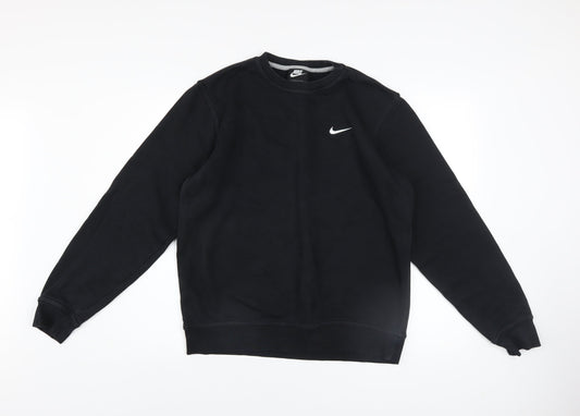 Nike Men's Black Crew Neck Pullover Sweatshirt Size M